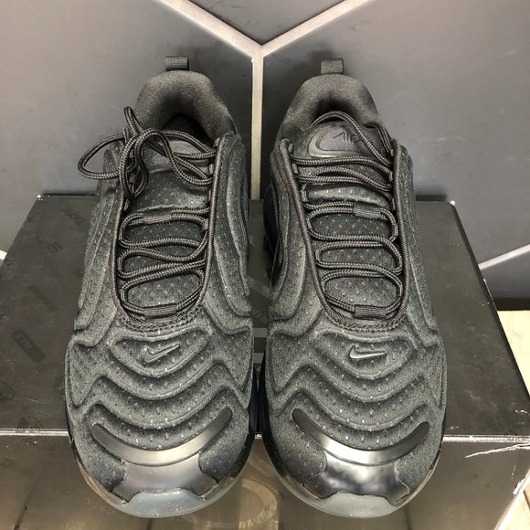 Nike Air Max 720 Black Mesh Running (Multiple Sz) - Picture 3 of 5
